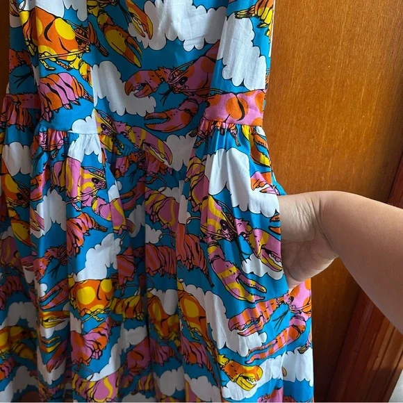 NWT Nooworks MINI Misty Lobster Dream dress with pockets XL - Picture 4 of 6